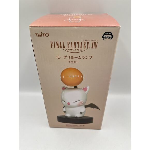 New Taito Final Fantasy XIV A Realm Moogle Figure Room Lamp Light Japan - Picture 1 of 9
